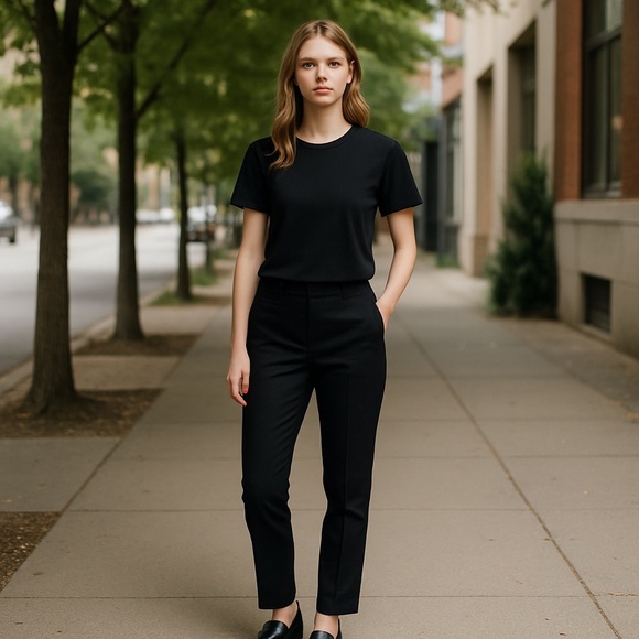 Banana Republic Pants - NWT Banana Republic Midnight Black Sloan Ankle Pants Women’s Size 4